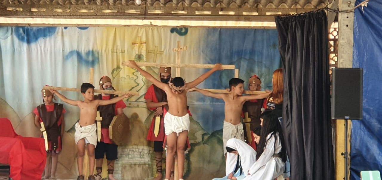 Escola Agripino João Tosin realiza o espetáculo “A Paixão de Cristo”