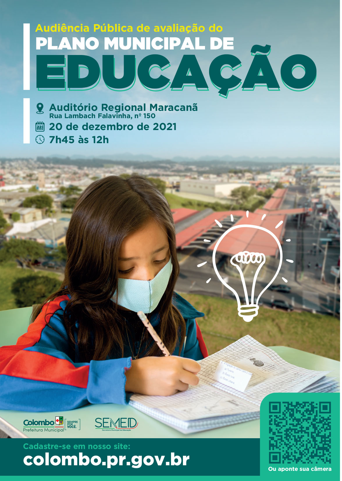 Abertas as inscrições para participação na Audiência Pública de Avaliação do Plano Municipal de Educação