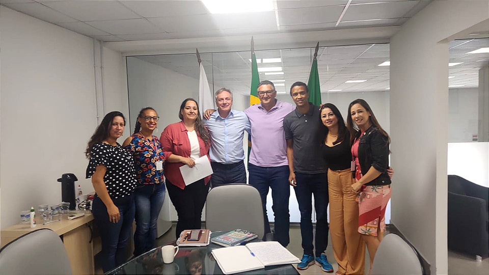 Conselho de Alimentação Escolar realiza reunião com o prefeito em exercício e secretário de Educação